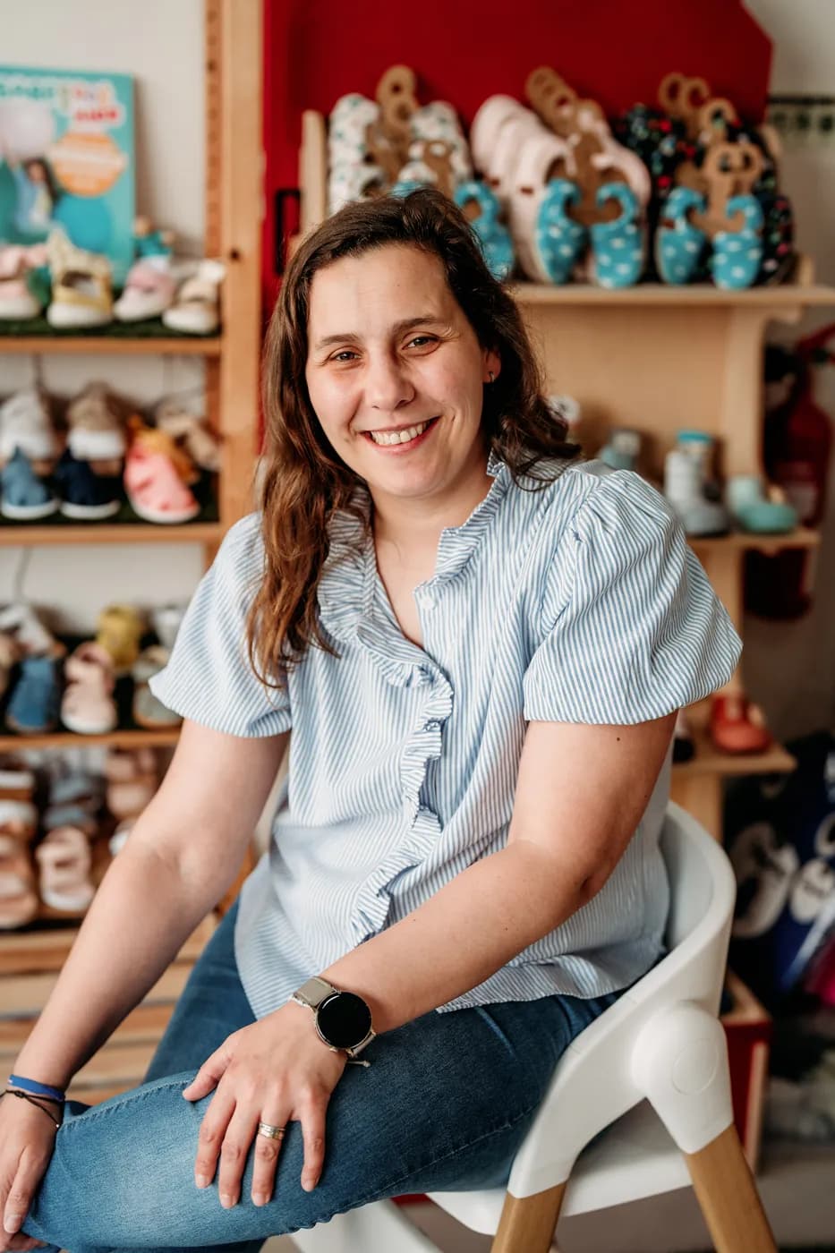 Lili Lima, fundadora, no seu atelier