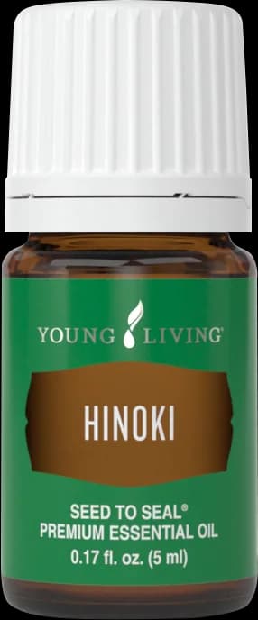 Fotografia do frasco Hinoki (Cipreste Japonês)